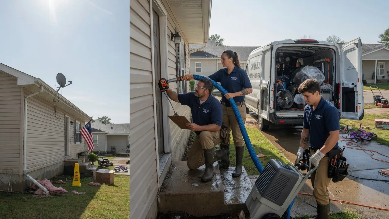 Ceiling Water Damage Restoration in Briggs, TX near me